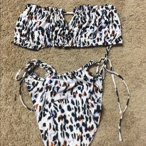 Shein bandou bikini